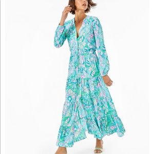 Lilly Pulitzer Cori Maxi Shirt Dress